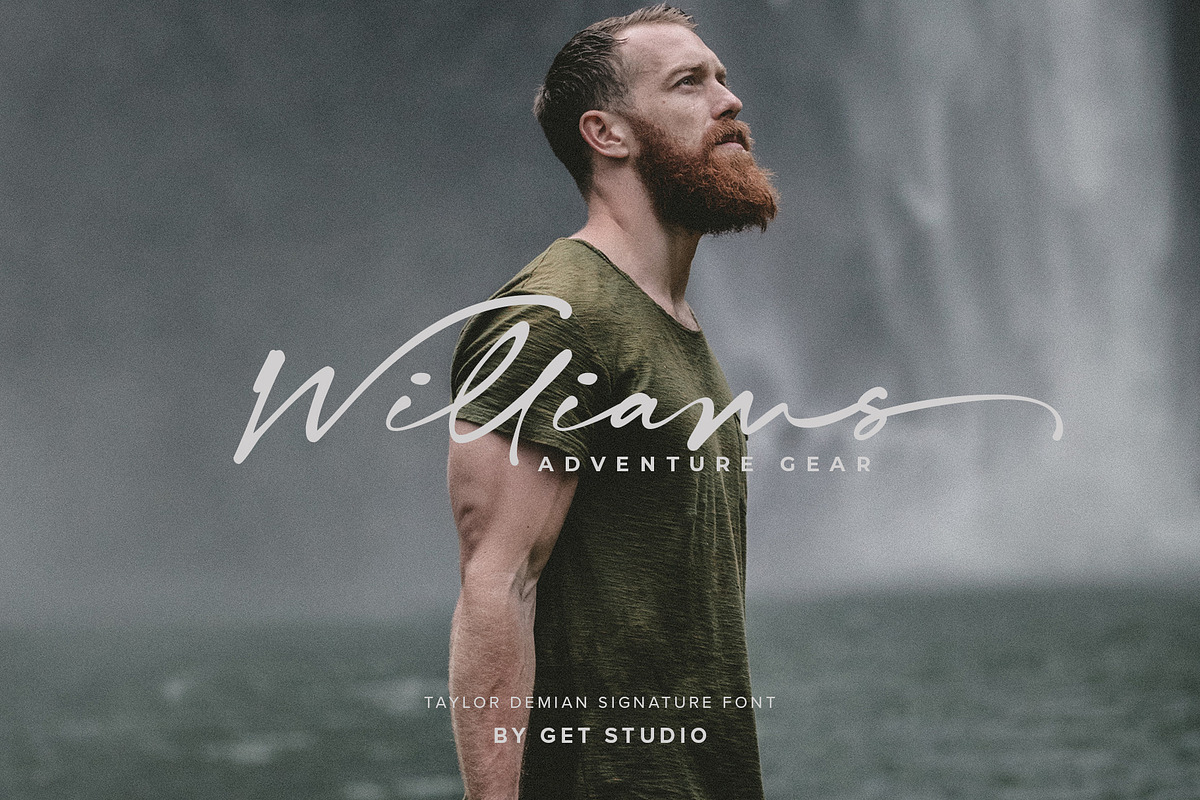 Taylor Demian - Signature Font, a Script Font by Get Studio (Photo 9 of 21)