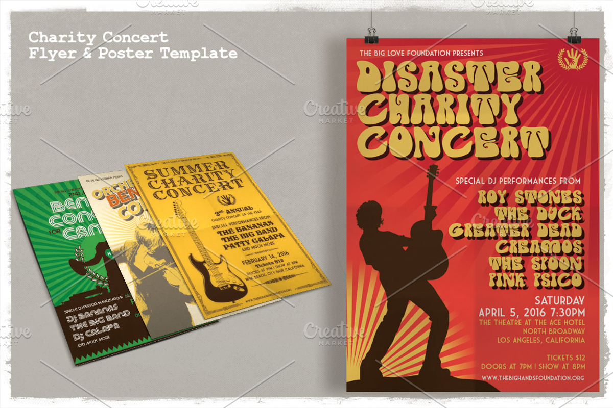 Charity Concert Flyer & Poster, a Flyer Template by The Design For Co. (Photo 2 of 5)