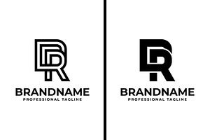 Letters DR Or RD Monogram Logo