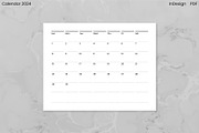 Minimalist Calendar 2024 (InDesign), an Object Graphic by Kessens (Thumbnail 21 of 28)