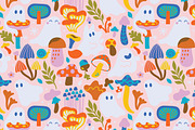 Ghosts in the Mushroom Woods, a Pattern Graphic by PenguinHouse (Thumbnail 6 of 11)