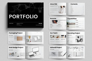 Portfolio Brochure Template Design, a Brochure Template by E-Type