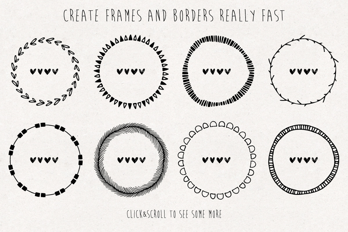 Hand drawn brushes pack, a Graphic by MiraBell (Photo 5 of 5)