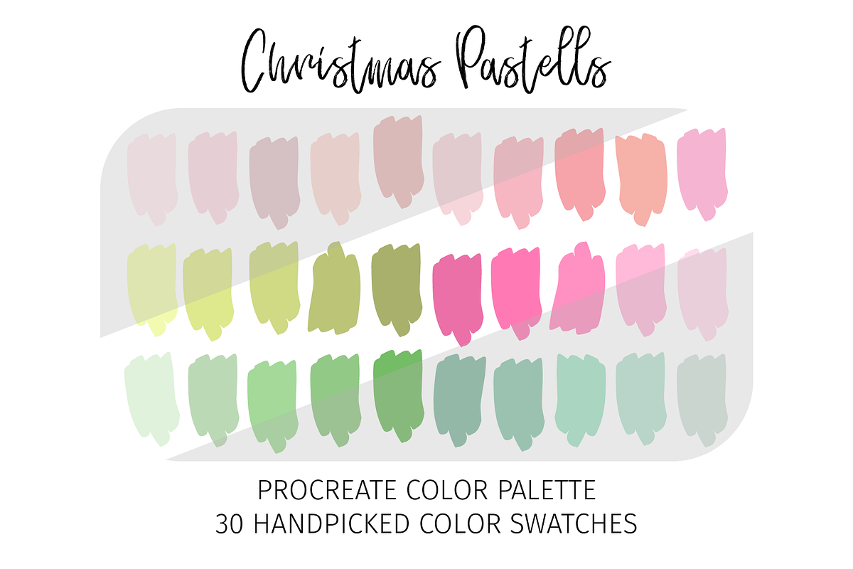 Procreate Christmas Color Palettes, a Palette Add-On by STUDIO 17 (Photo 6 of 11)