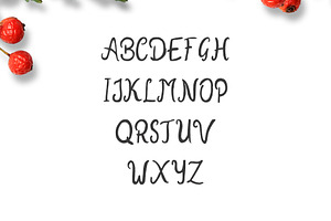 New Year 2018 Brush Font