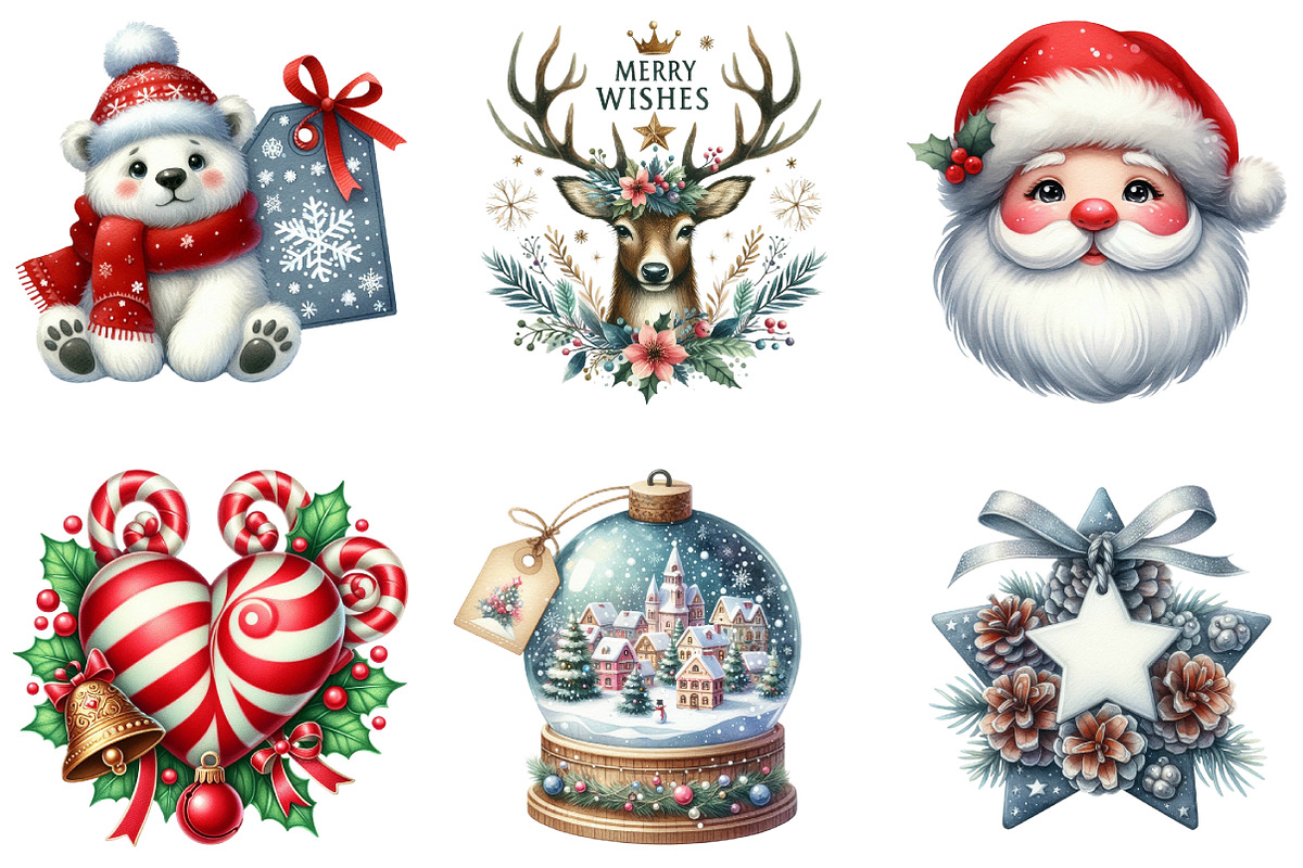 Christmas Gift Labels Sublimation, an Illustration by DreamArtGraphic (Photo 5 of 5)