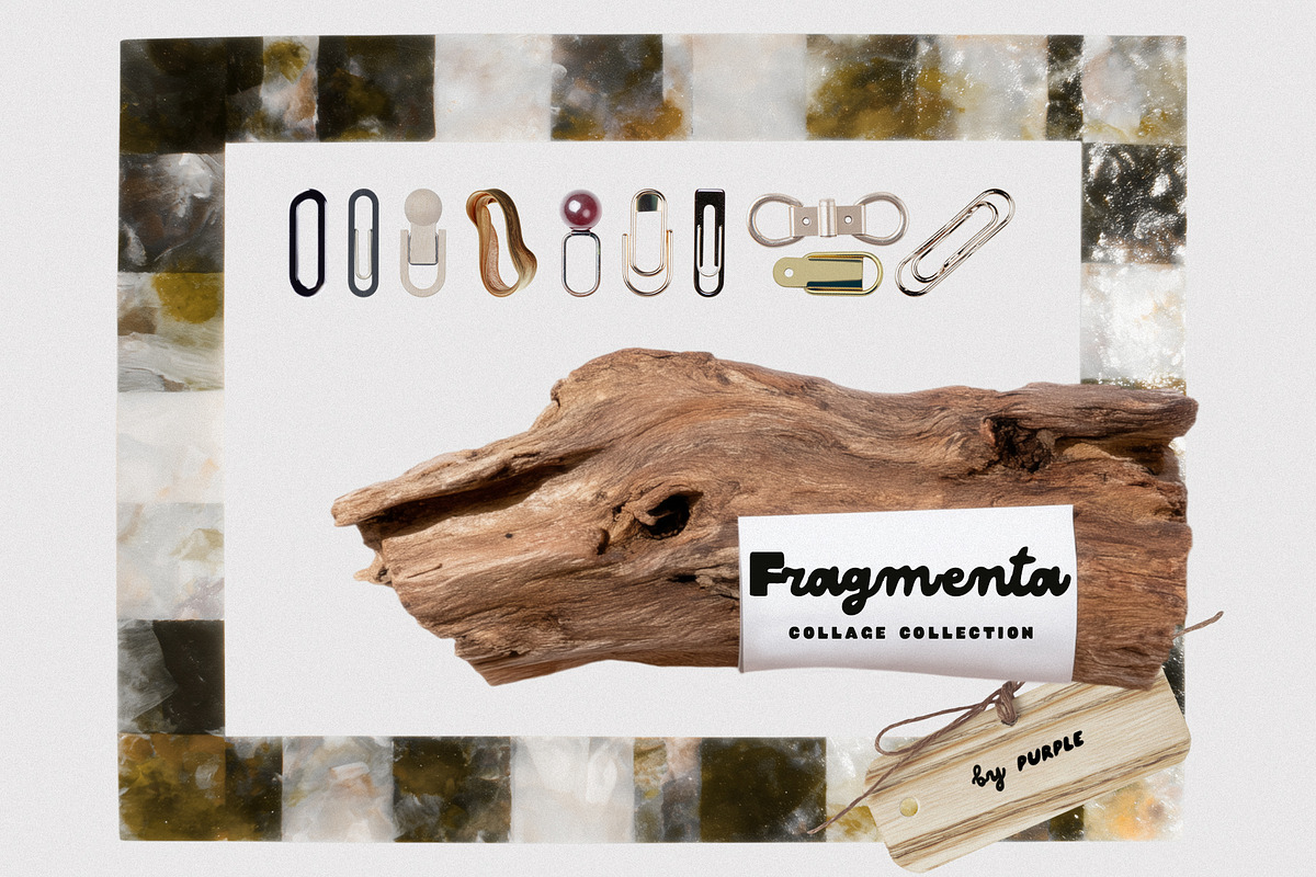 Fragmenta: collage pack, an Object Graphic by Purple (Photo 7 of 11)