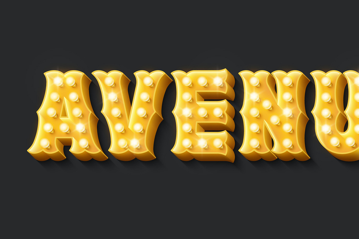 Retro circus show alphabet, an Object Graphic by RevelStockart (Photo 5 of 6)