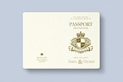 Passport Wedding Invitation Template, an Invitation Template by BrandPacks (Thumbnail 4 of 4)