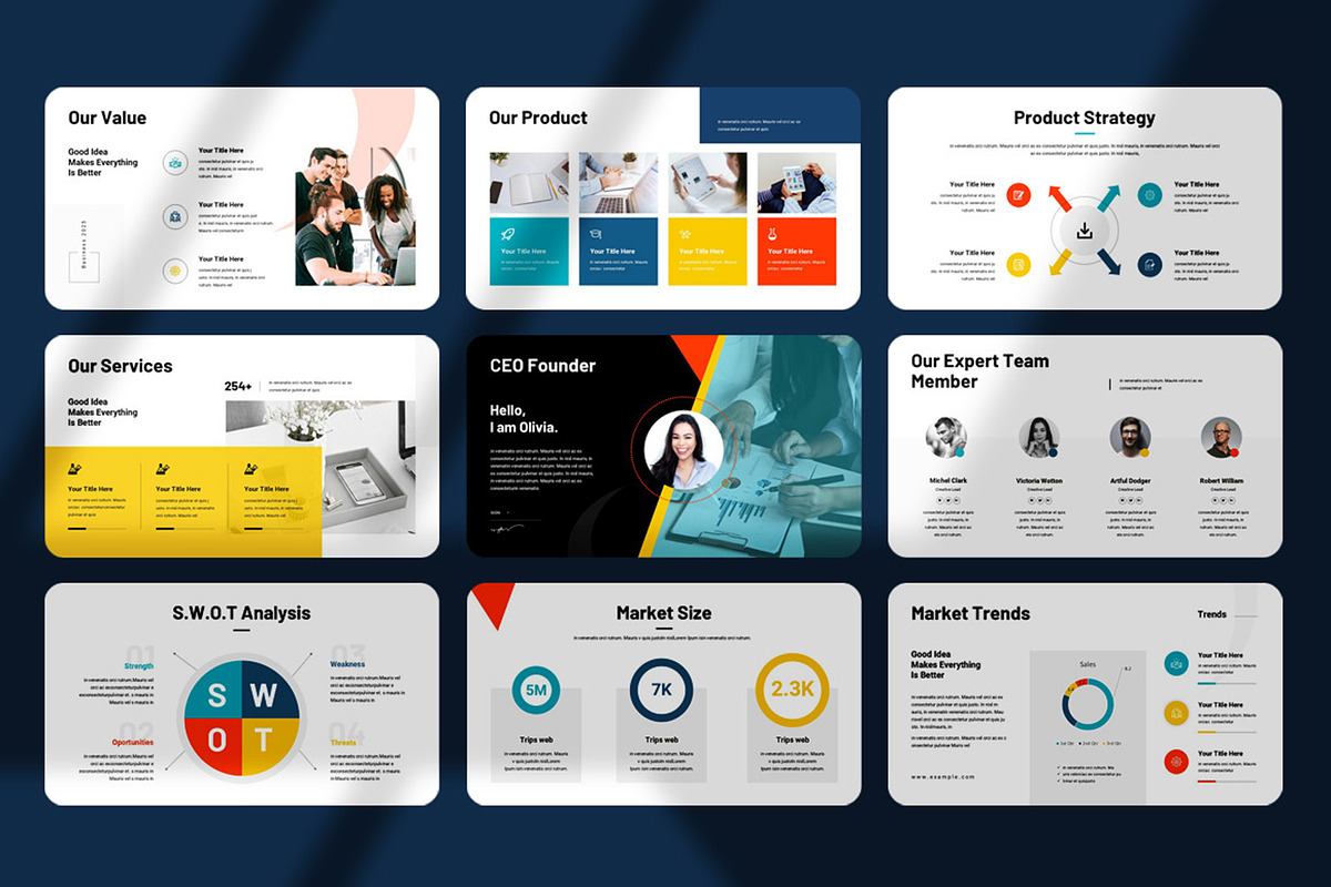 Business Solutions Presentation, a Presentation Template by Dream-Lab (Photo 3 of 5)