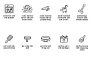 Animal veterinary tools Icon Set, an Outline Icon by Nurlan's shop (Thumbnail 4 of 6)