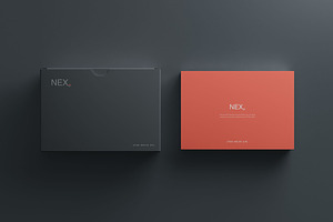 Card Box Packaging Mockup