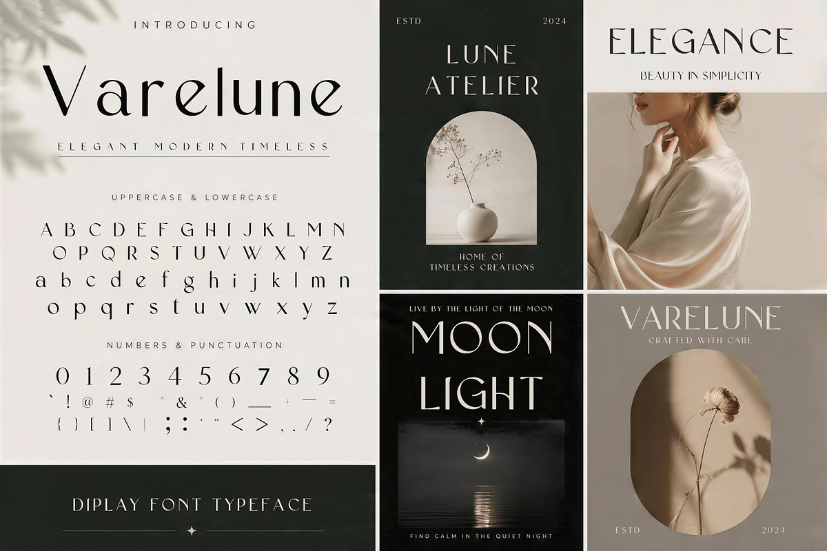 Varelune, a Serif Font by Pitchlook.Studio (Photo 1 of 4)