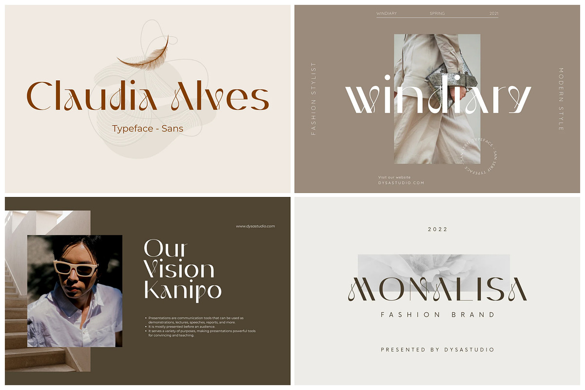 Authentic Modern Font Bundle, a Serif Font by DYSA Studio (Photo 3 of 11)