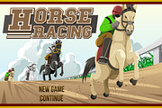 Horse Racing Game Assets, an Illustration by erkoudesign (Thumbnail 1 of 18)