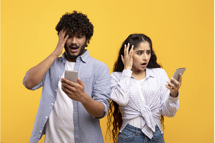 Indian woman and her boyfriend, a Person Photo by Prostock-Studio