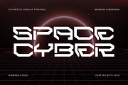 Space Cyber - Modern Futuristic Font, a Sans Serif Font by Nirmana Visual (Thumbnail 1 of 10)