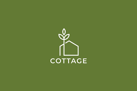 Nature Cottage Home Logo, a Branding & Logo Template by Signatoro