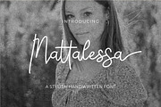 Mattalessa Signature Business Font, a Script Font by suhadidesign (Thumbnail 1 of 7)