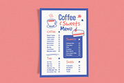 Menu Coffee and Sweet, a Flyer Template by Me55enjah Design (Thumbnail 3 of 4)