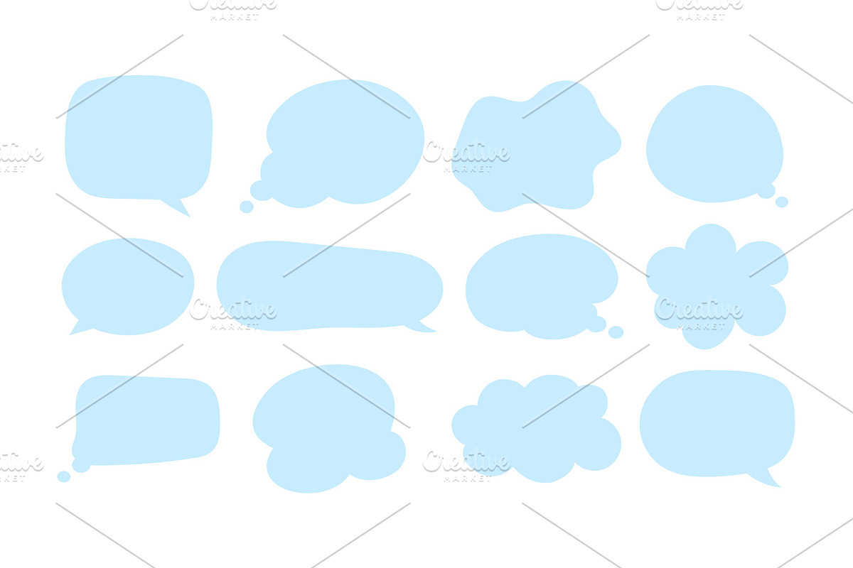 Speech symbol talk and thinking., a Background Graphic by kaisorn (Photo 2 of 3)