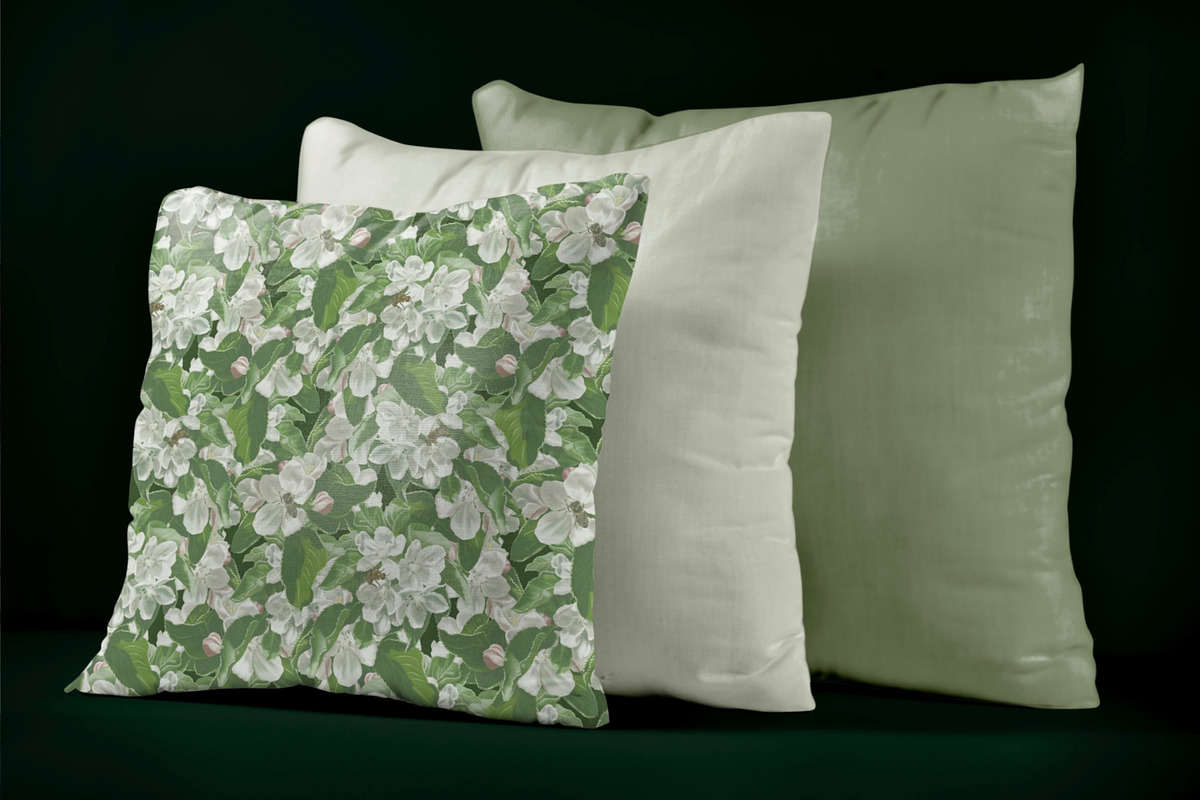 Apple Blossom - Botanical pattern, a Pattern Graphic by NNclipart (Photo 12 of 12)