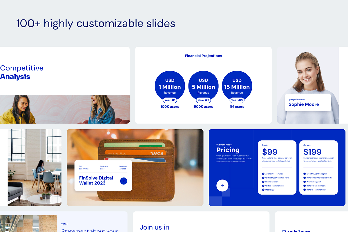 Pitch Decks Presentation Template, a Presentation Template by Magika Studio (Photo 2 of 6)