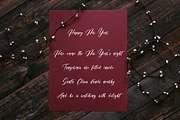 Christmas Miracle Brush Script, a Script Font by Quothron (Thumbnail 5 of 6)
