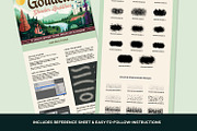 Gouache Shader Brushes | Illustrator, a Brush Add-On by RetroSupply Co. (Thumbnail 9 of 14)