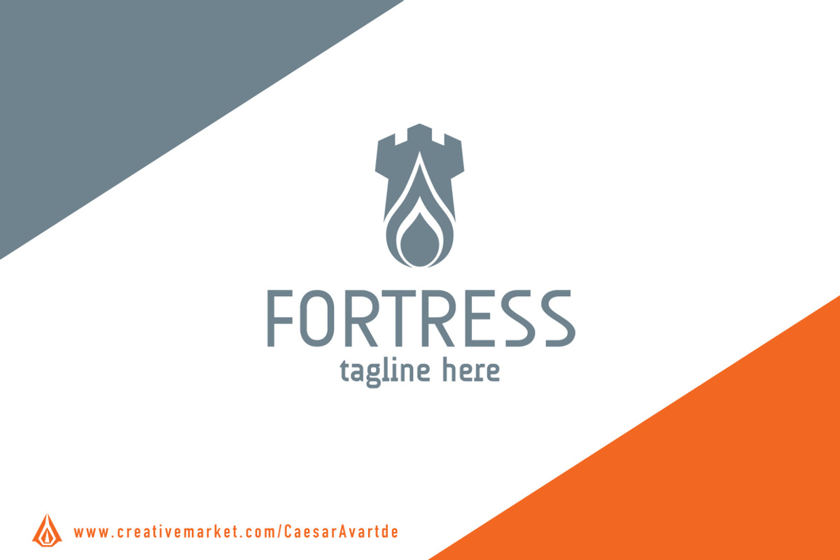Fortress Logo Template, a Branding & Logo Template by Avartde Creative (Photo 2 of 2)