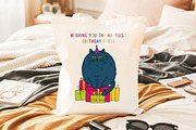 Cat and Animals Funny Birthday PNG, a Graphic by GlitterCraft (Thumbnail 63 of 101)