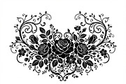 50 Elegant Floral Ornate Silhouette, a Decorative Illustration by Amazin_art (Thumbnail 25 of 30)