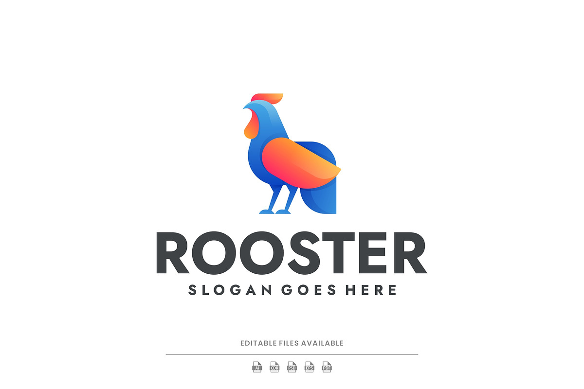 Gradient Modern Rooster Logo Design, a Branding & Logo Template by Artnivora.Std (Photo 1 of 4)