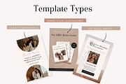 Pinterest Pin Templates Boho Canva, a Social Media Template by HerstedHertz (Thumbnail 8 of 9)