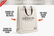 Elegant Paper Bag PSD, a Product Mockup by Bruno's Shop (Thumbnail 1 of 3)
