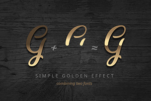 Golden Brush Font