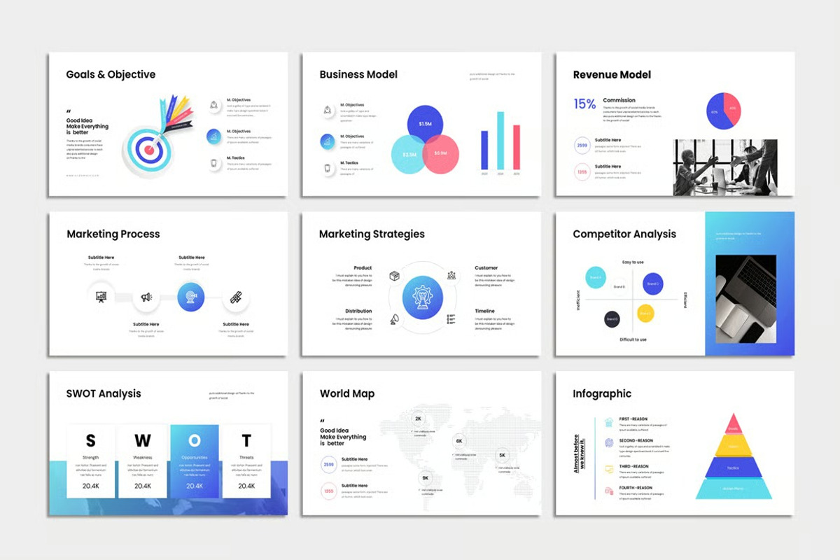 Business Pro Presentation Template, a Presentation Template by Fit-tee (Photo 2 of 6)