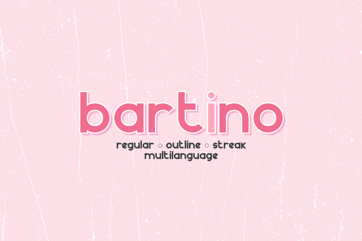 Bartino, a Sans Serif Font by Alexander Tiunov (Photo 1 of 7)