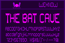 The Bat Cave font