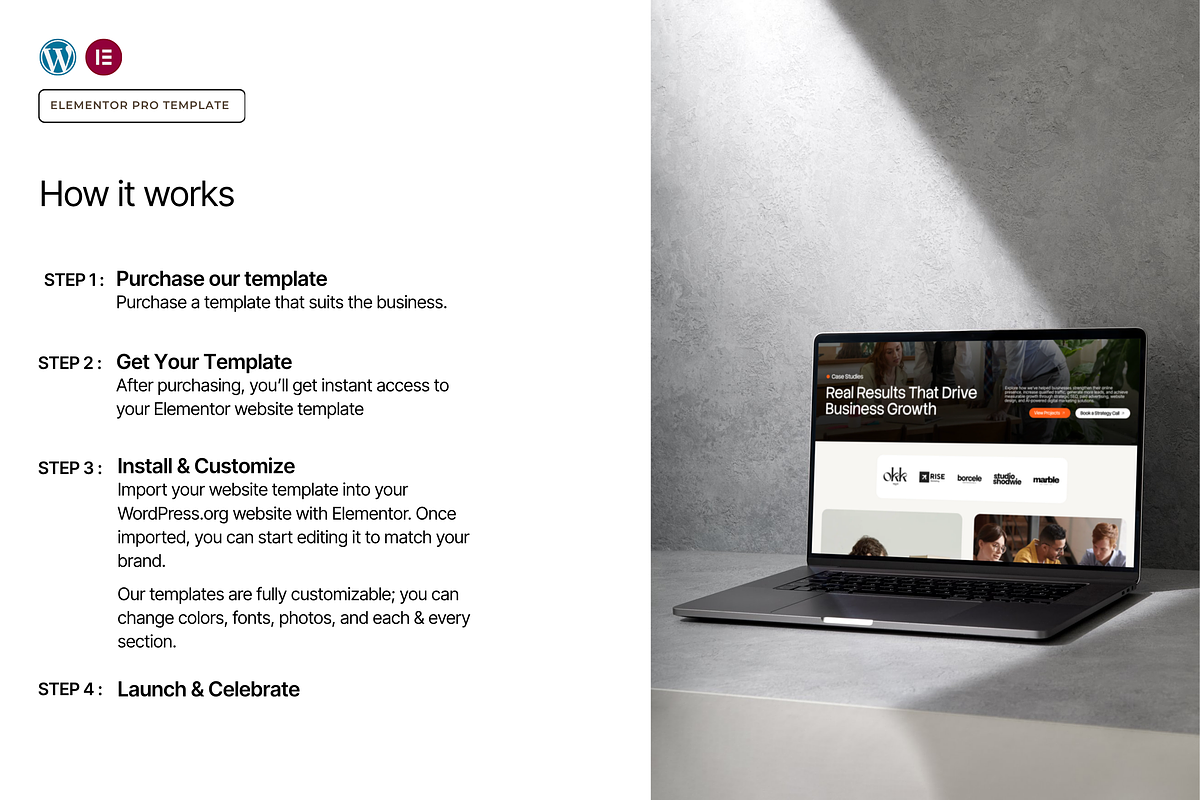 Digital Marketing WordPress Template, a WordPress Template by Web Template Market (Photo 5 of 8)