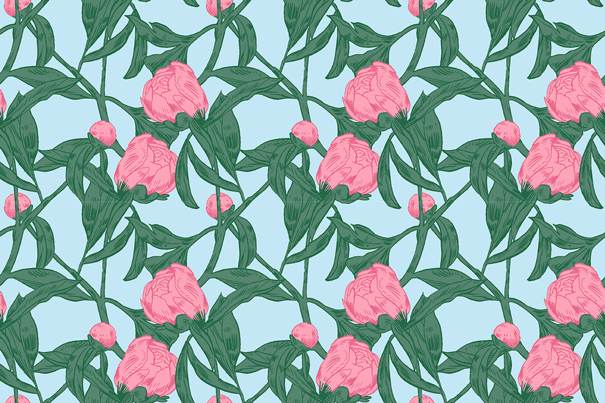 PEONES patterns, a Pattern Graphic by Tanya Akhmett (Photo 2 of 7)