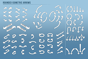 Isometric Rounded Vector  Arrows, an Object Graphic by Industrial Artworks (Thumbnail 2 of 3)