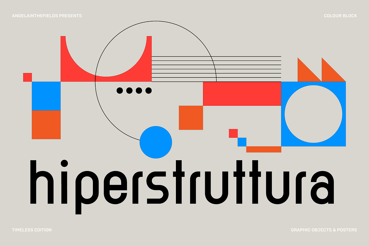 Retro Colour Block Vector Objects, an Object Graphic by angelainthefields (Photo 5 of 23)