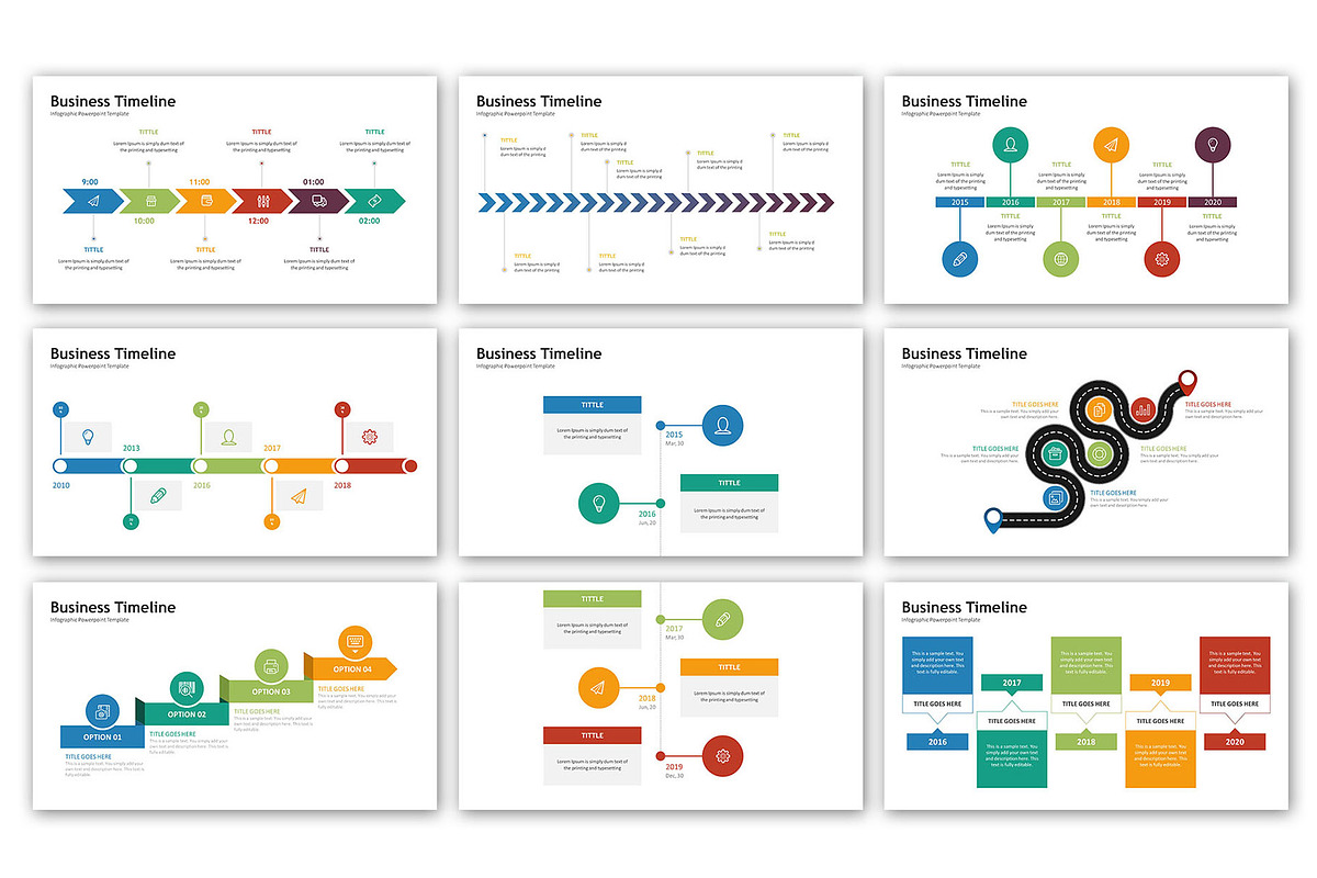 Timeline Presentation - Infographic, a Presentation Template by ...