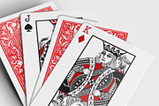 Poker Card Playing Mockups, a Print Template by Kongkow (Thumbnail 6 of 10)