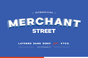 Merchant Street Sans, a Sans Serif Font by Vintage Type Company (Thumbnail 1 of 9)