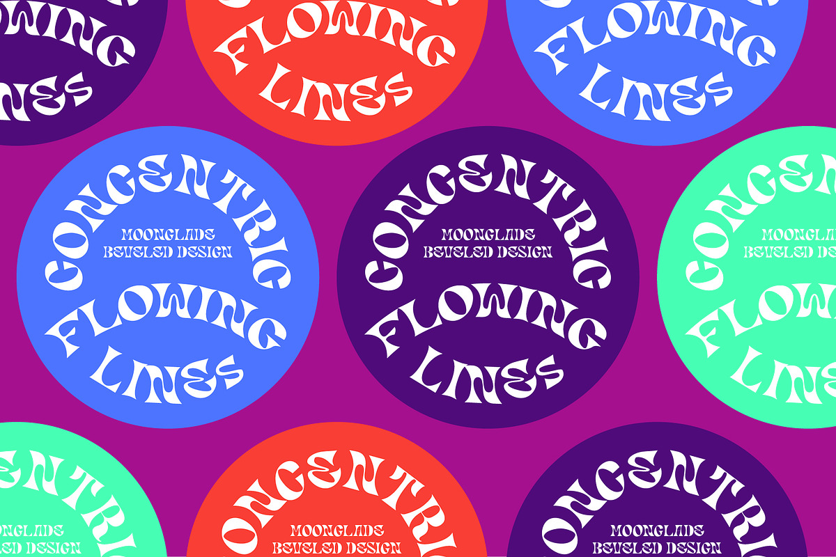Moonglade | Retro Display Font, a Serif Font by Beveled Design Co. (Photo 9 of 11)