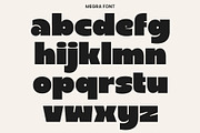 Megra | Modern Heavy Sans Serif Font, a Sans Serif Font by Typoraith Co (Thumbnail 6 of 11)