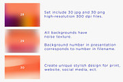 30 Electric Tangerine Gradients, a Texture Graphic by Olha Kozachenko (Thumbnail 5 of 9)