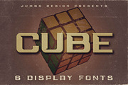 Cube - Display Font, a Font by JumboDesign (Thumbnail 1 of 5)